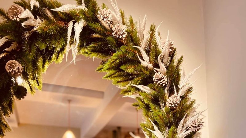 Wreath making event in Royal Leamington Spa.